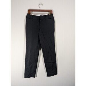 Talbots Pants Women Sz 2 Black Hampshire Low Rise Workwear Office Trousers